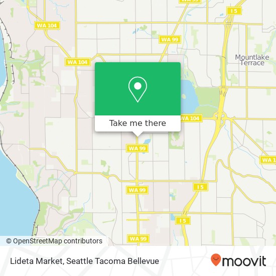 Lideta Market map