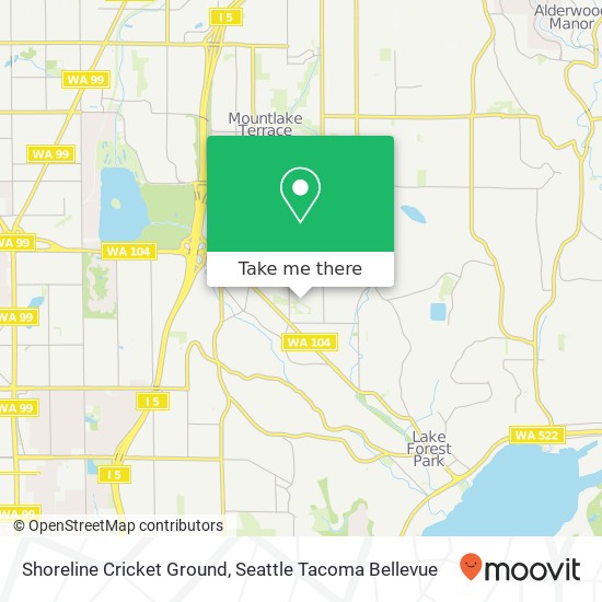 Shoreline Cricket Ground map