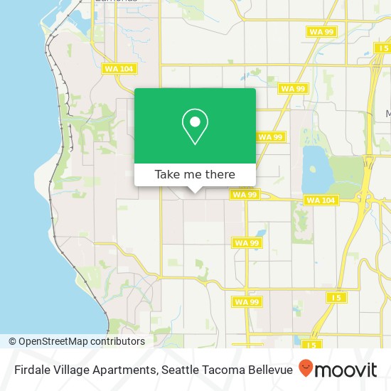 Firdale Village Apartments map