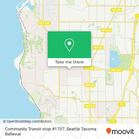 Mapa de Community Transit stop #1707