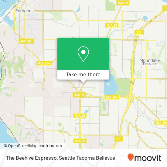 The Beehive Espresso map