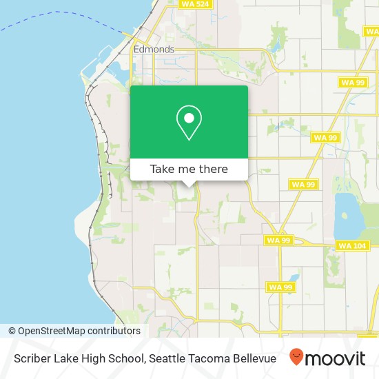 Scriber Lake High School map