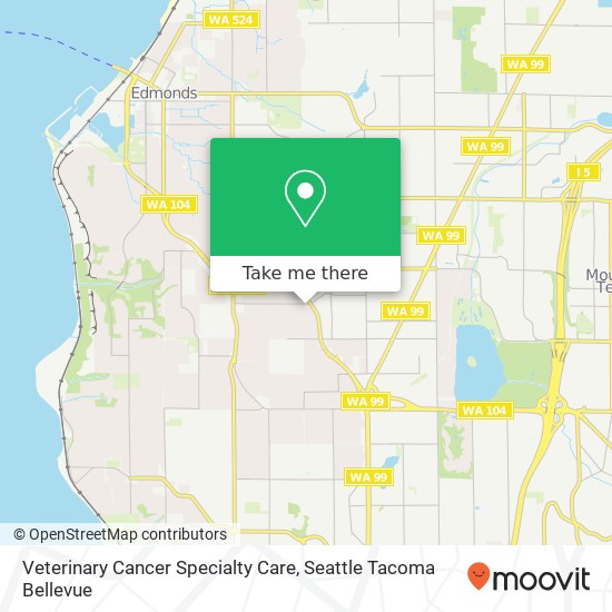Veterinary Cancer Specialty Care map