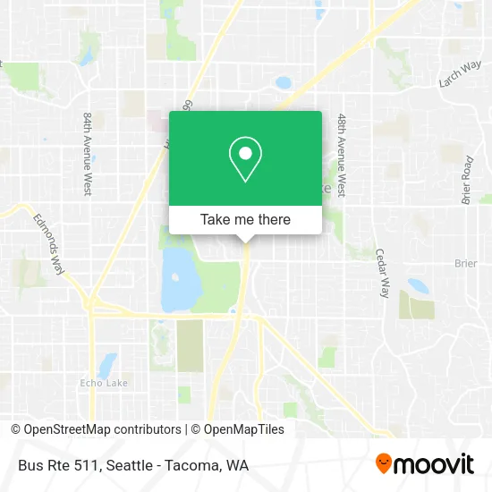Bus Rte 511 map