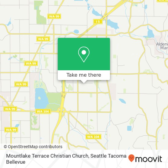 Mapa de Mountlake Terrace Christian Church