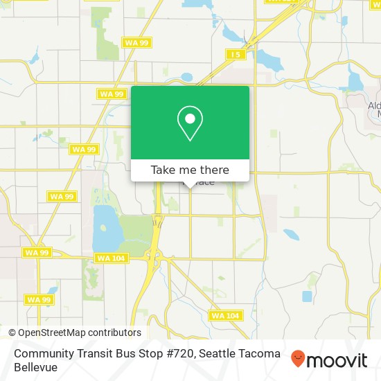 Mapa de Community Transit Bus Stop #720