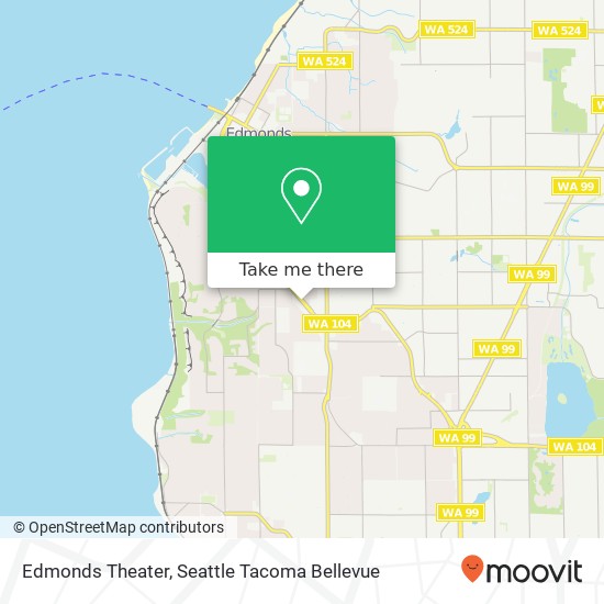 Edmonds Theater map