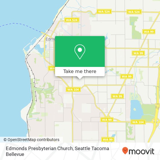 Mapa de Edmonds Presbyterian Church