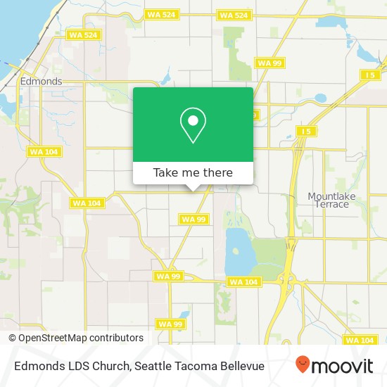 Mapa de Edmonds LDS Church