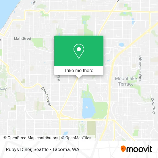 Rubys Diner map
