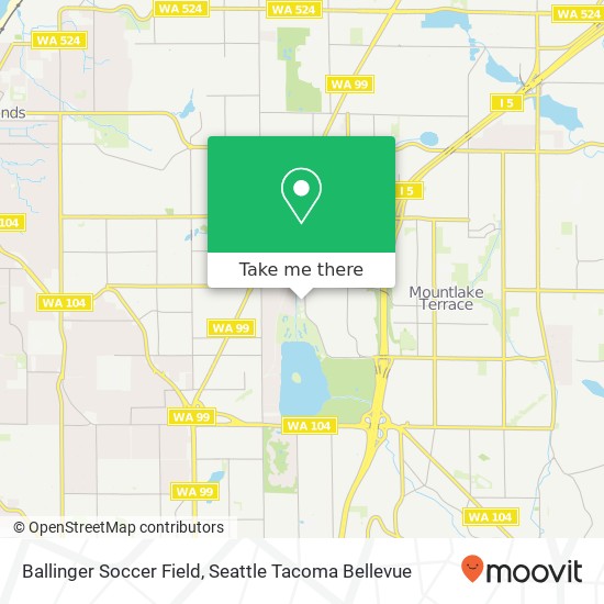 Ballinger Soccer Field map