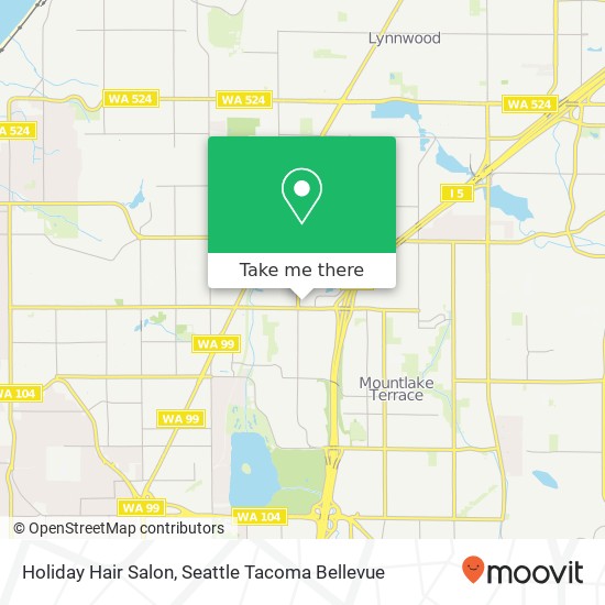 Holiday Hair Salon map