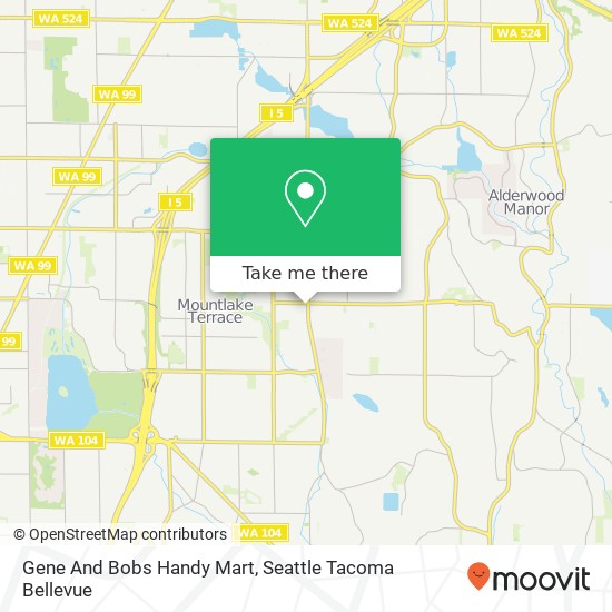 Mapa de Gene And Bobs Handy Mart