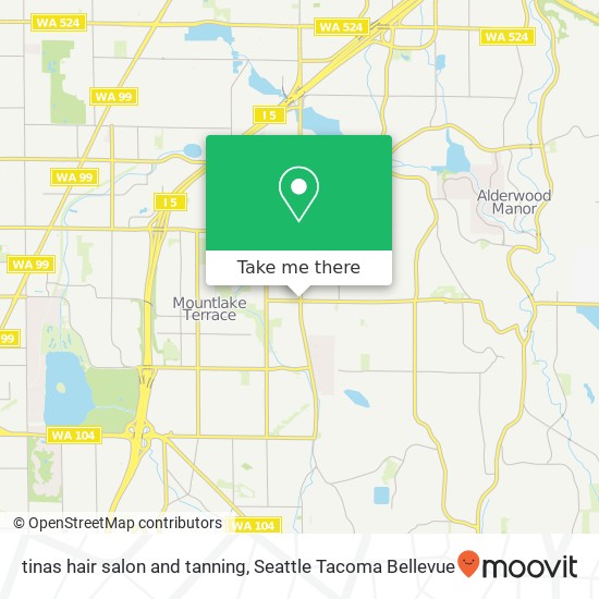 tinas hair salon and tanning map