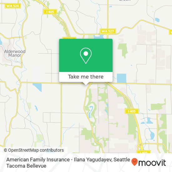 American Family Insurance - Ilana Yagudayev map