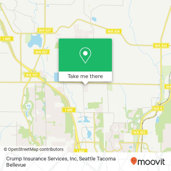 Crump Insurance Services, Inc map