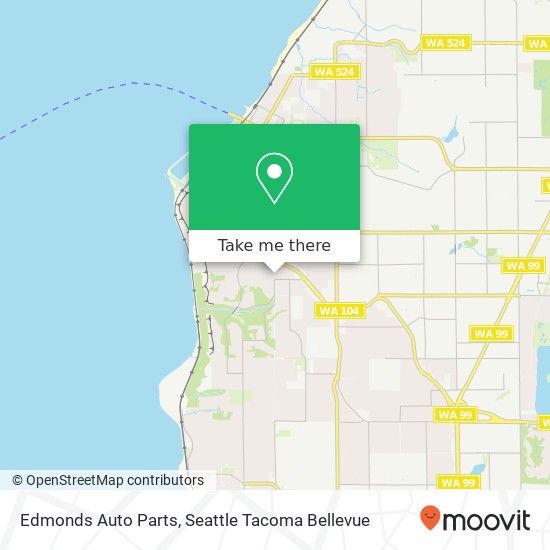 Mapa de Edmonds Auto Parts