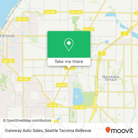 Gateway Auto Sales map