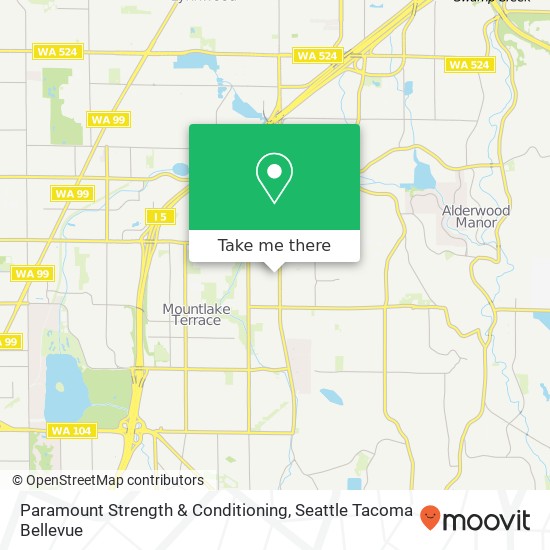 Paramount Strength & Conditioning map