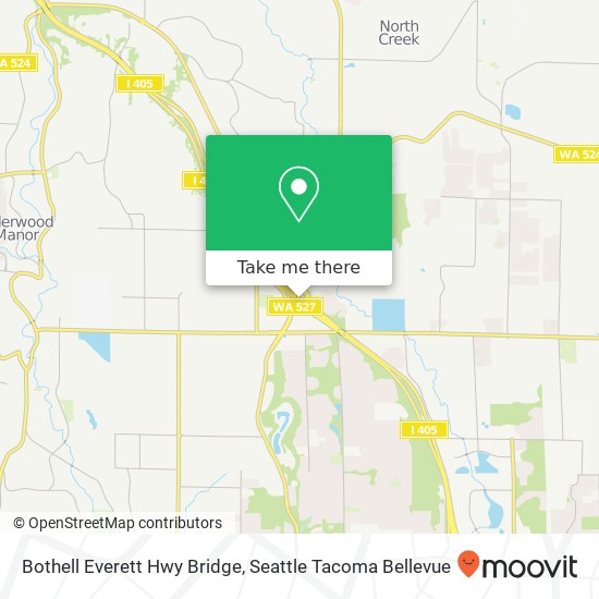 Mapa de Bothell Everett Hwy Bridge