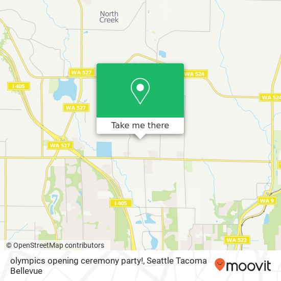 olympics opening ceremony party! map