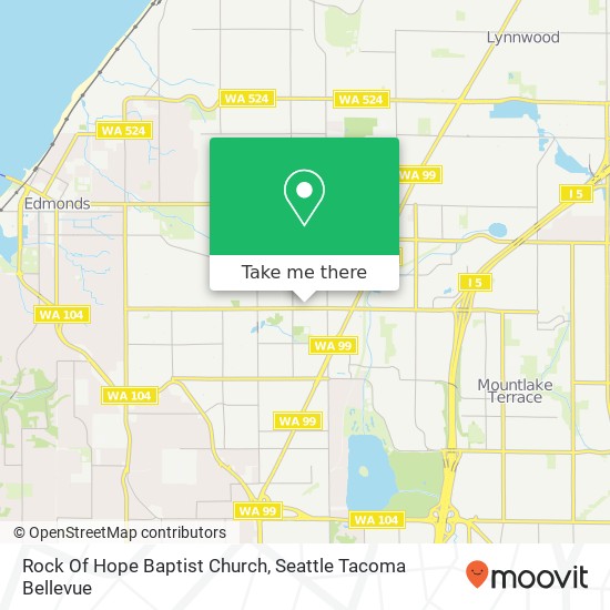 Rock Of Hope Baptist Church map