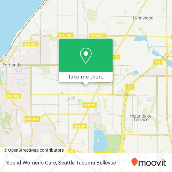 Mapa de Sound Women's Care