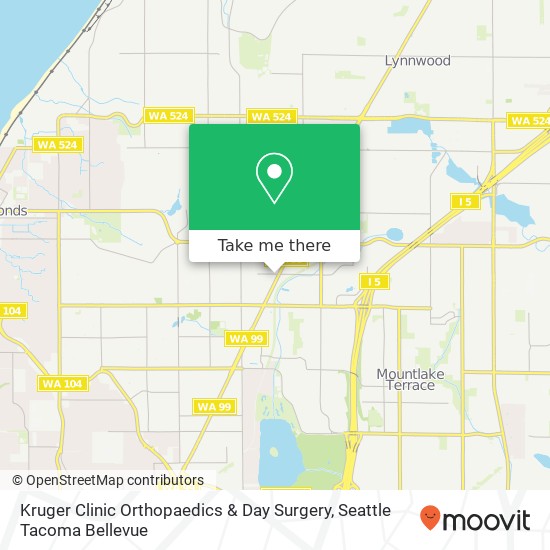 Kruger Clinic Orthopaedics & Day Surgery map