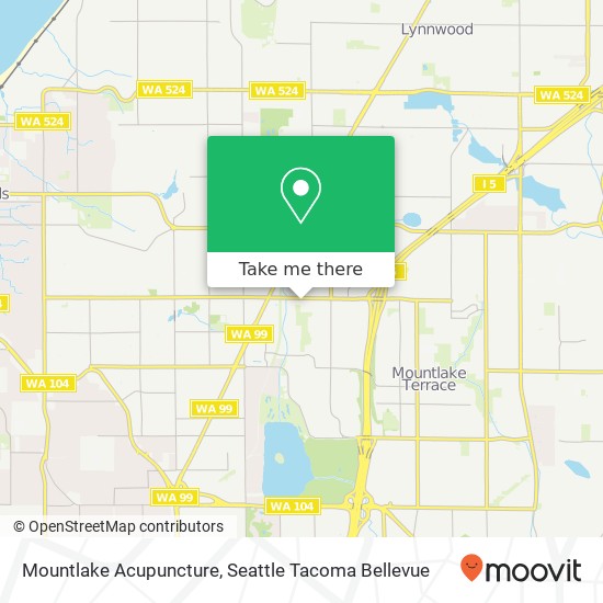 Mountlake Acupuncture map