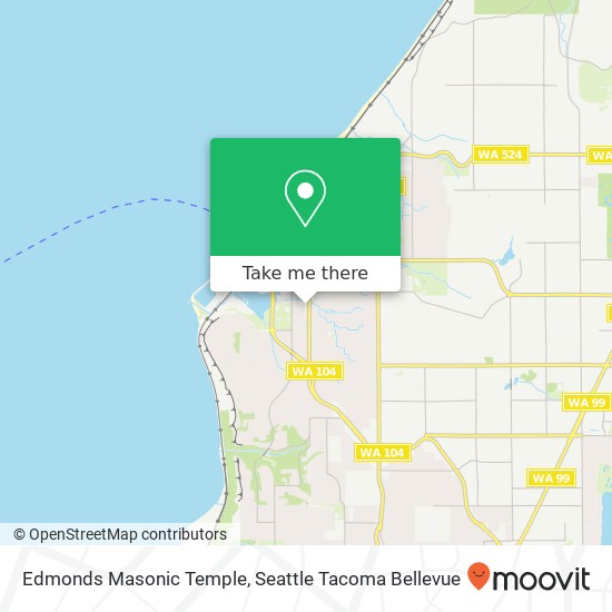 Mapa de Edmonds Masonic Temple