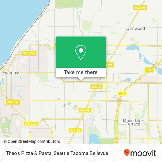 Mapa de Theo's Pizza & Pasta