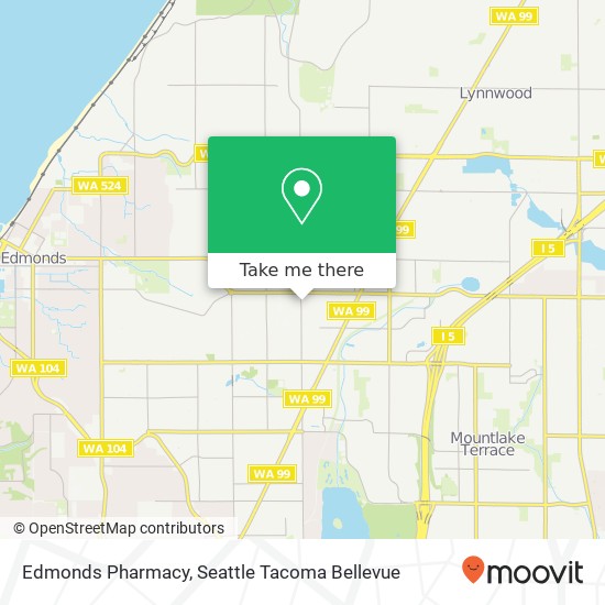 Mapa de Edmonds Pharmacy