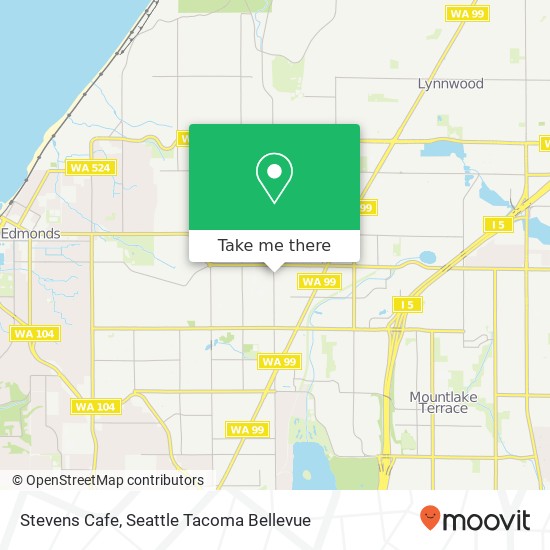 Mapa de Stevens Cafe