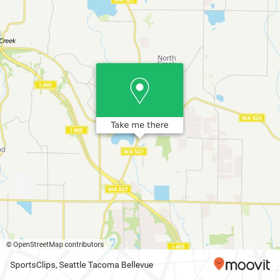 SportsClips map