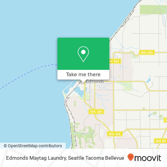 Mapa de Edmonds Maytag Laundry