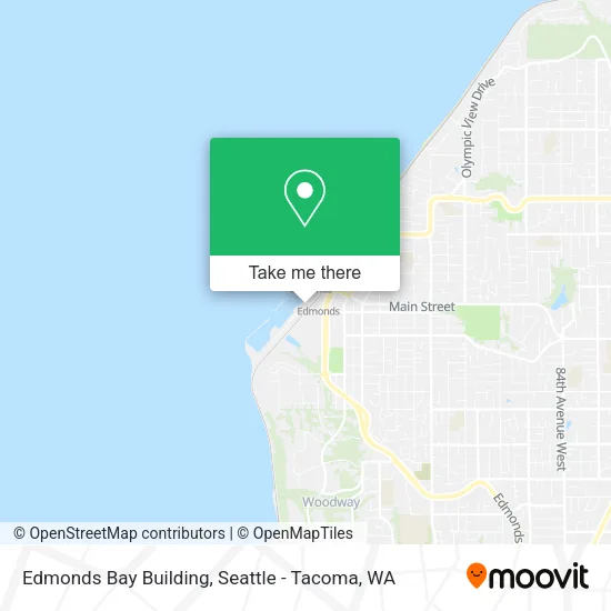 Mapa de Edmonds Bay Building