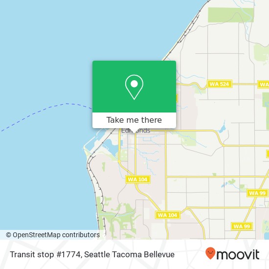 Transit stop #1774 map