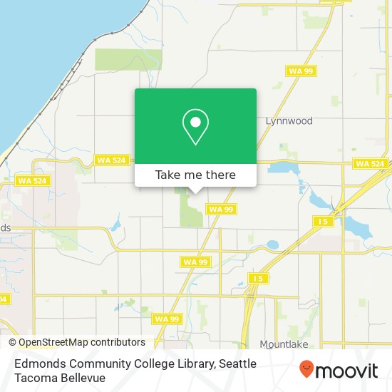 Mapa de Edmonds Community College Library