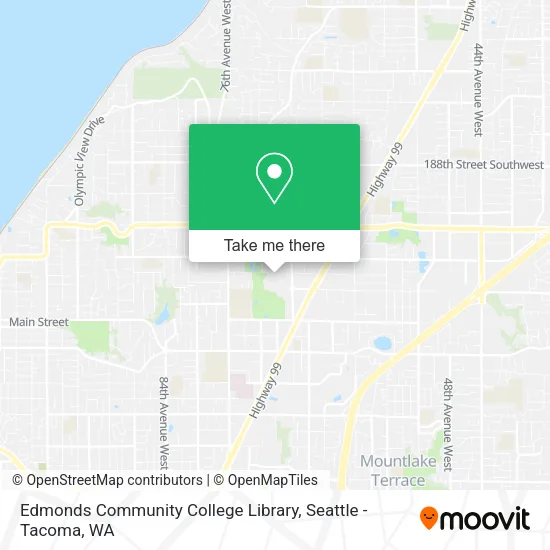 Edmonds Community College Library map