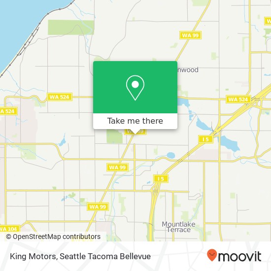 King Motors map
