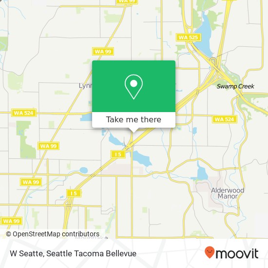 Mapa de W Seatte