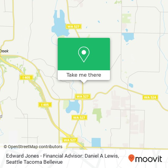 Mapa de Edward Jones - Financial Advisor: Daniel A Lewis