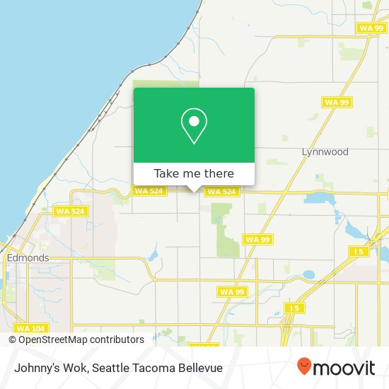 Johnny's Wok map