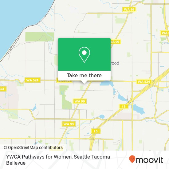 Mapa de YWCA Pathways for Women