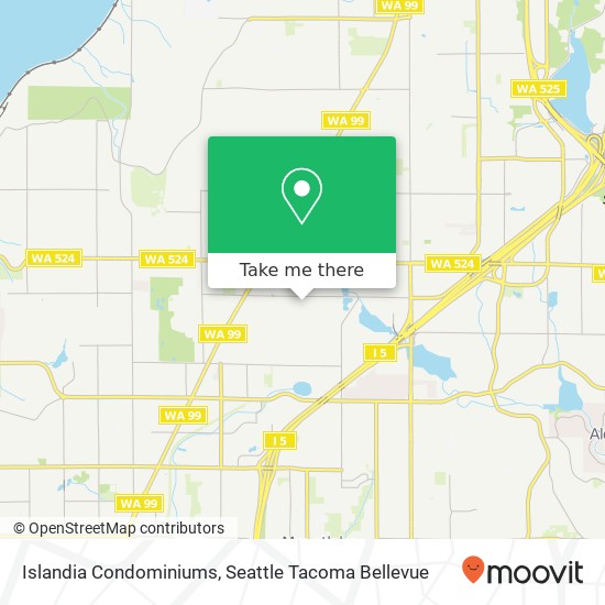 Islandia Condominiums map