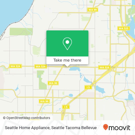 Seattle Home Appliance map
