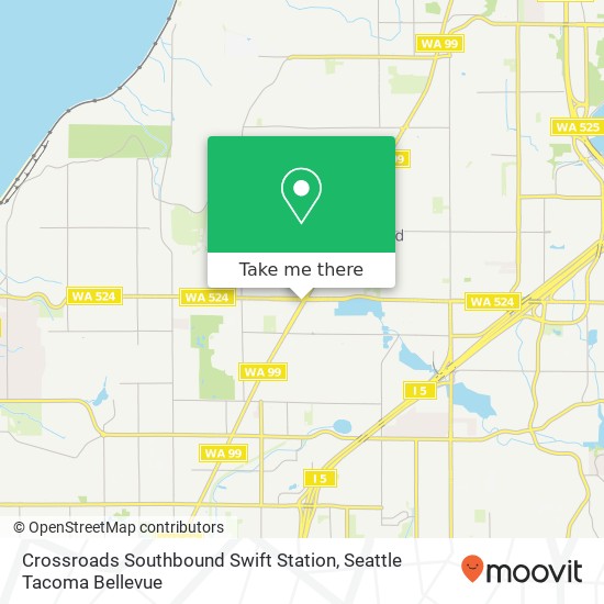 Mapa de Crossroads Southbound Swift Station