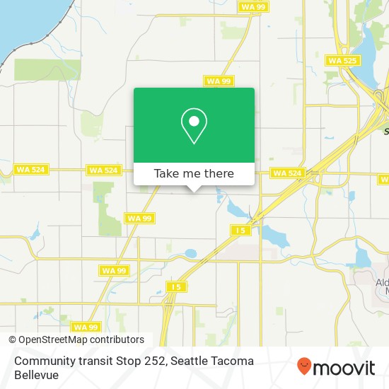 Community transit Stop 252 map