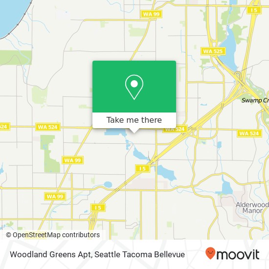 Woodland Greens Apt map