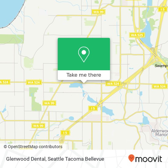 Glenwood Dental map
